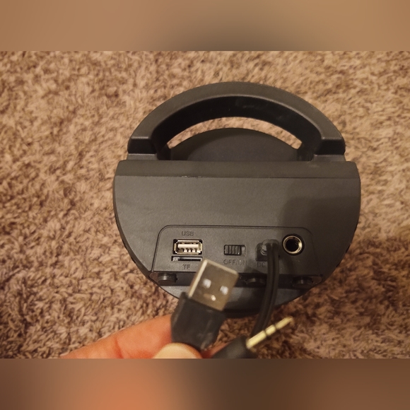 Bluetooth Speaker with Cord for Charging - Picture 3 of 3